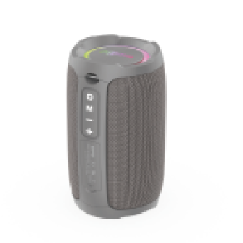 Caixa De Som Bluetooth Portátil Imenso 10w Ipx4 Rgb Cinza X33