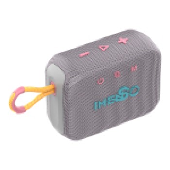 Caixa De Som Portátil Bluetooth Imenso 10w 3000mah Ipx6 Cor Cinza 110v/220v IMS-X34
