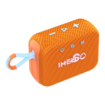 Caixa De Som Portátil Bluetooth Imenso 10w 3000mah Ipx6 Cor Laranja 110v/220v IMS-X34