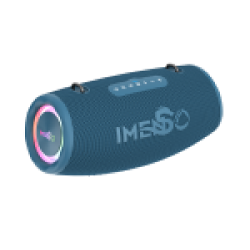 Caixa De Som Imenso 80w Rms Bluetooth 16000mah Rgb Ipx6 Azul IMS-X37