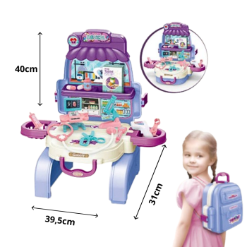 GDR1330 KIT MOCHILA DE MEDICO 3 EM 1 