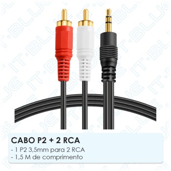 Cabo USB x P2 Macho