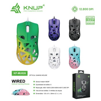 KP-MU026 MOUSE GAMER COM FIO