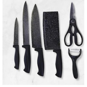  KIT FAQUEIRO PRETO 6 PÇS-  LCT00018