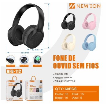 FONE DE OUVIDO EXTERNO SEM FIO