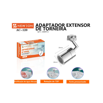 Adaptador extensor de torneira
