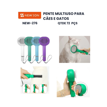 Pente multiuso para cães e gatos
