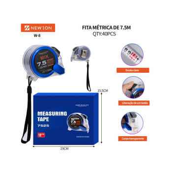 Fita métrica 7.5 metros