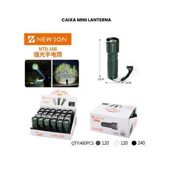 Caixa mini lanterna 