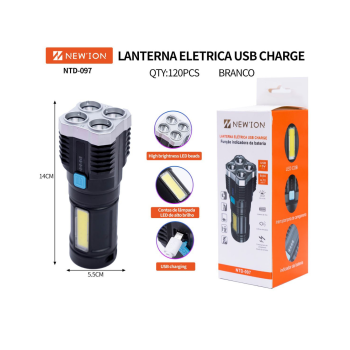 Lanterna led recarregável 