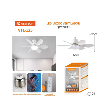 Luminária Ventilador de Teto