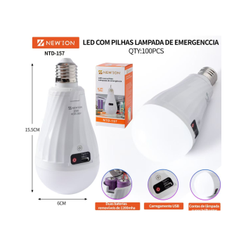 Lâmpada de emergência led