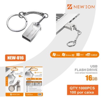 Pen drive chaveiro 16GB