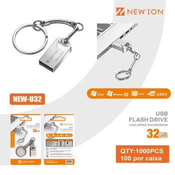 Pen drive chaveiro 32GB