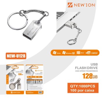 Pen drive chaveiro 128GB