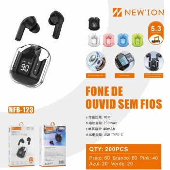 FONE DE OUVIDO Bluetooth 5.3