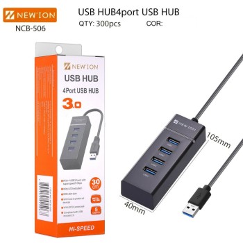 Hub USB Com 4 entradas