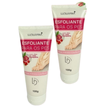 Esfolante para os pes Rosa Mosqueta BOX C/6 Un Ludurana