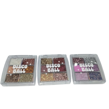  Paleta de Glitter Disco Ball BOX C/24 Un Pink 21