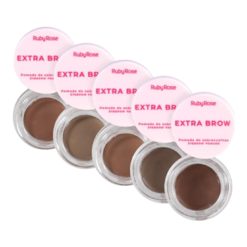 Pomada Para Sobrancelhas Extra Brow BOX C/ Ruby Rose 