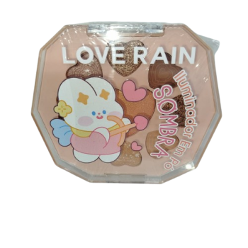 Iluminador em Po e Sombra BOX C/12 Unidades Love Rain