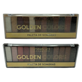 Paleta de Sombras Golden BOX C/24 Un Pink 21