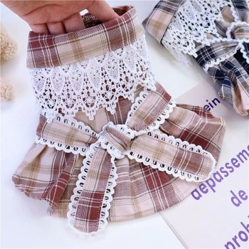 Vestido xadrez para pet